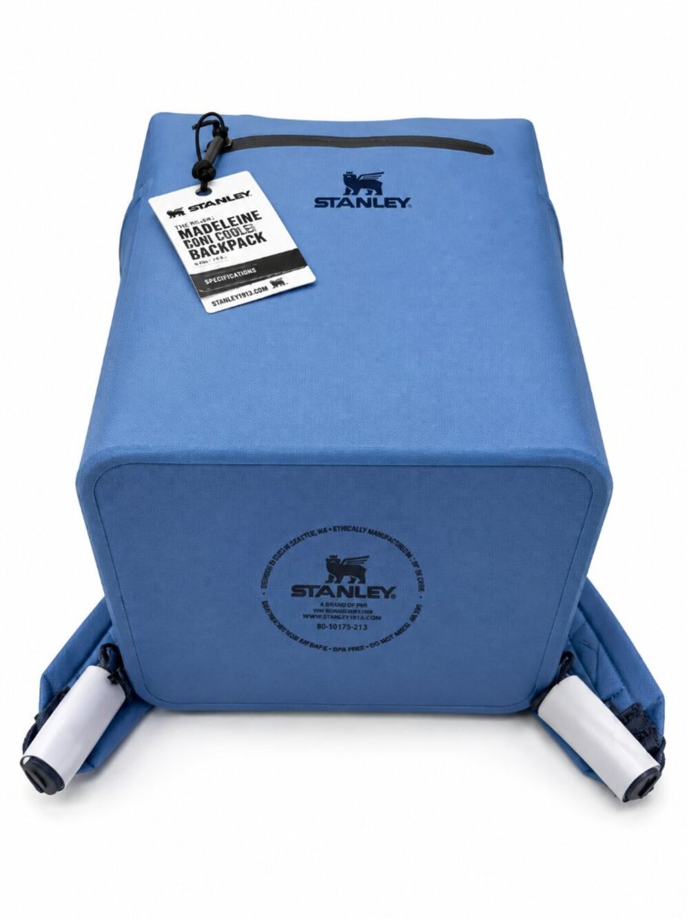 Stanley All Day Madeleine Backpack Cooler 20 Can Insulated Soft Cooler Blue Sky - Picture 3 of 7